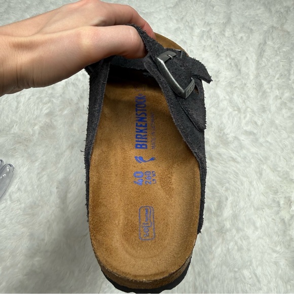 Birkenstock Arizona Suede Sandals Black | EU 40 US 9–9.5 - Picture 4 of 13